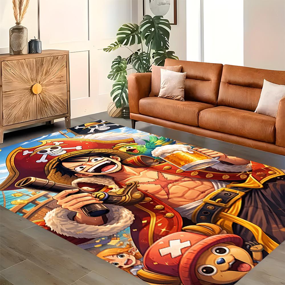 One Piece Adventure for Living Room Rug, Bedroom, Study Room, Hallway Decoration, Perfect for Home Decoration or Holiday Gifts