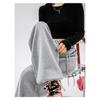 Women's Pants Solid Color Sweatpants Loose Bundle Foot Casual and Fashionable Wide-legged Pants