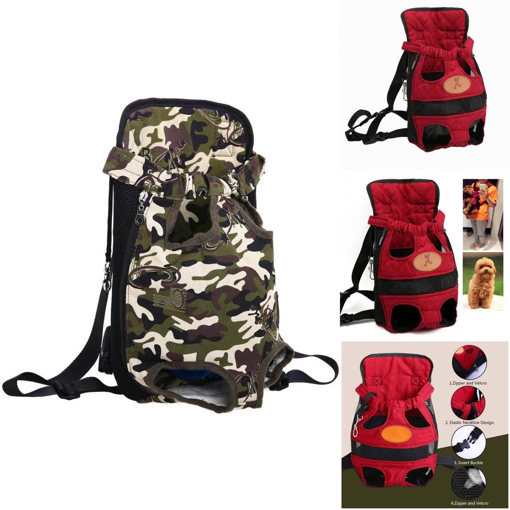 Oxford Cloth Dog Chest Shoulder Bag Pet Travel Backpack For Small Dogs