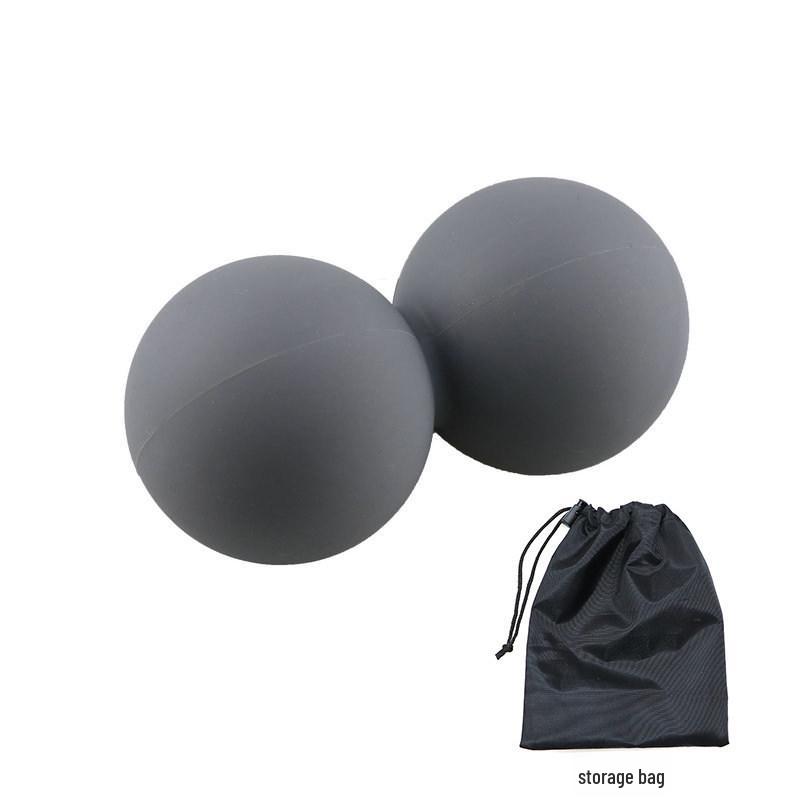 Silicone Muscle Relaxation Massage Ball - Solid Fitness & Training Peanut Ball for Foot Sole