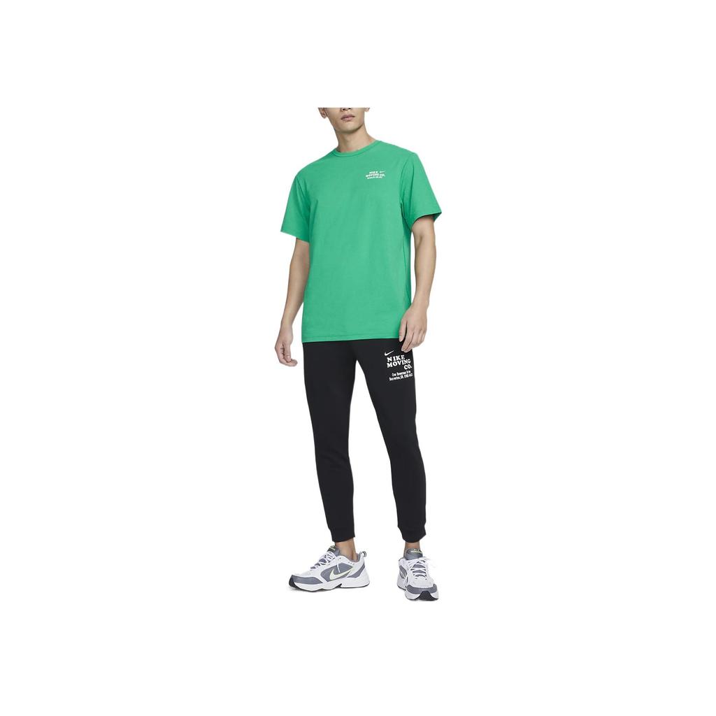 Nike SS23 Letter Print Crew Neck Pullover Short Sleeve T-Shirt Men Tops Green DX0907-324