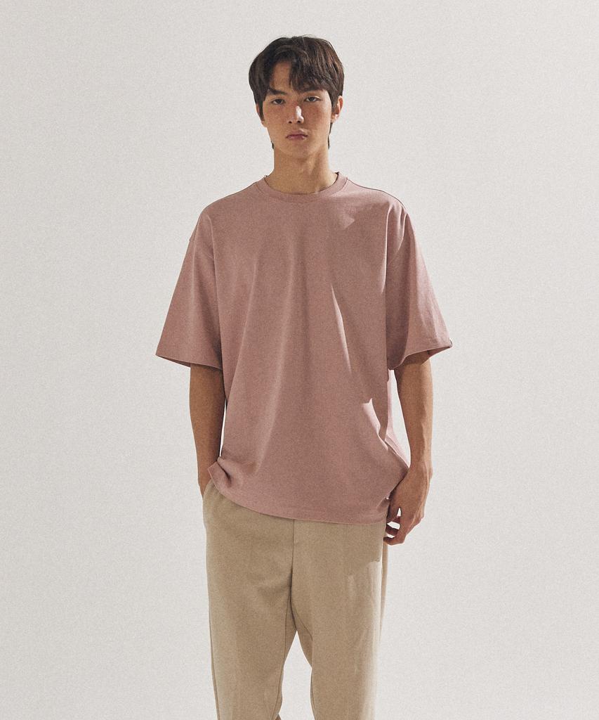 Pal Lab Unisex Essential Sleeve Point Oversized Short Sleeve T-Shirt_Pl24S5Ts007_Co