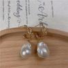 14K Gold Filled Large Baroque Pearl Dangle Earrings with 925 Sterling Silver Needle