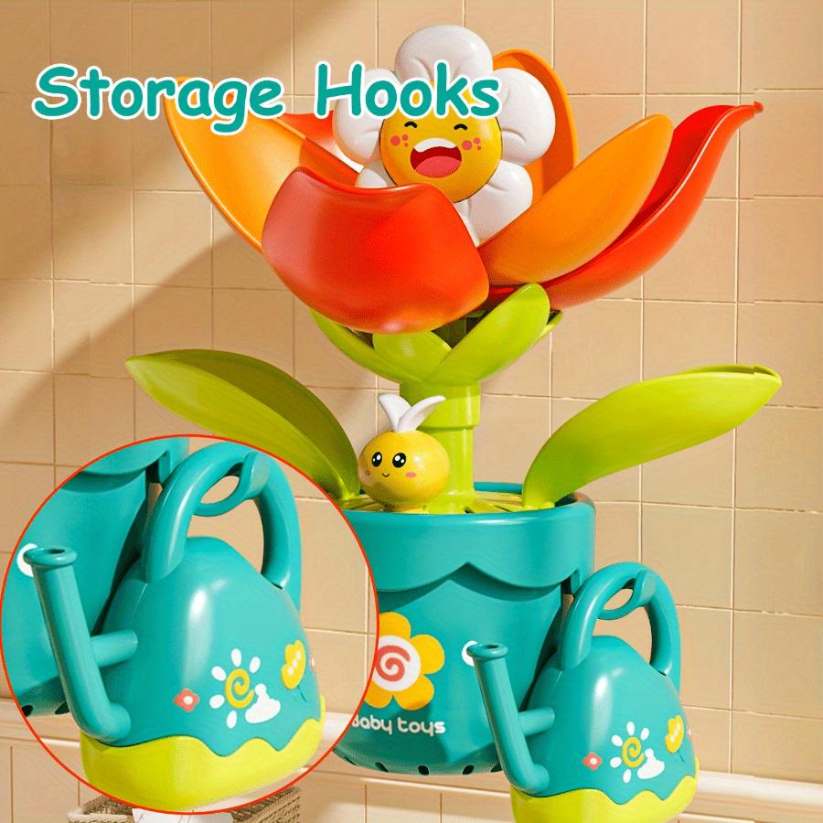 Sunflower Irrigation Bucket Bath Playset for Interactive Water Play with Automatic Sprinkler, Random Color Safe Fun Bathtub Toy for, Bath Toy