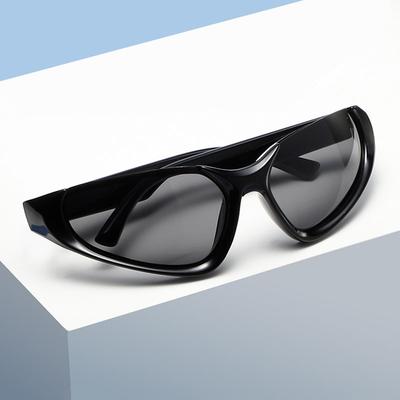 Non-polarized Punk Women Men Square Half Frame Sunglasses Fashionable Cat Eye Popular Sexy Eyewear