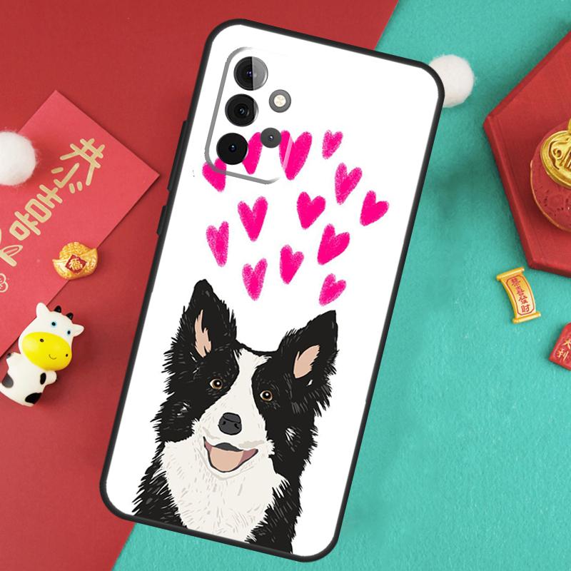 

Border Collie Watercolor Case For Samsung Galaxy A16 A17 A54 A34 A14 A15 A35 A55 A52 A12 A32 A13 A33 A53 A26 A36 A56 Samsung A23