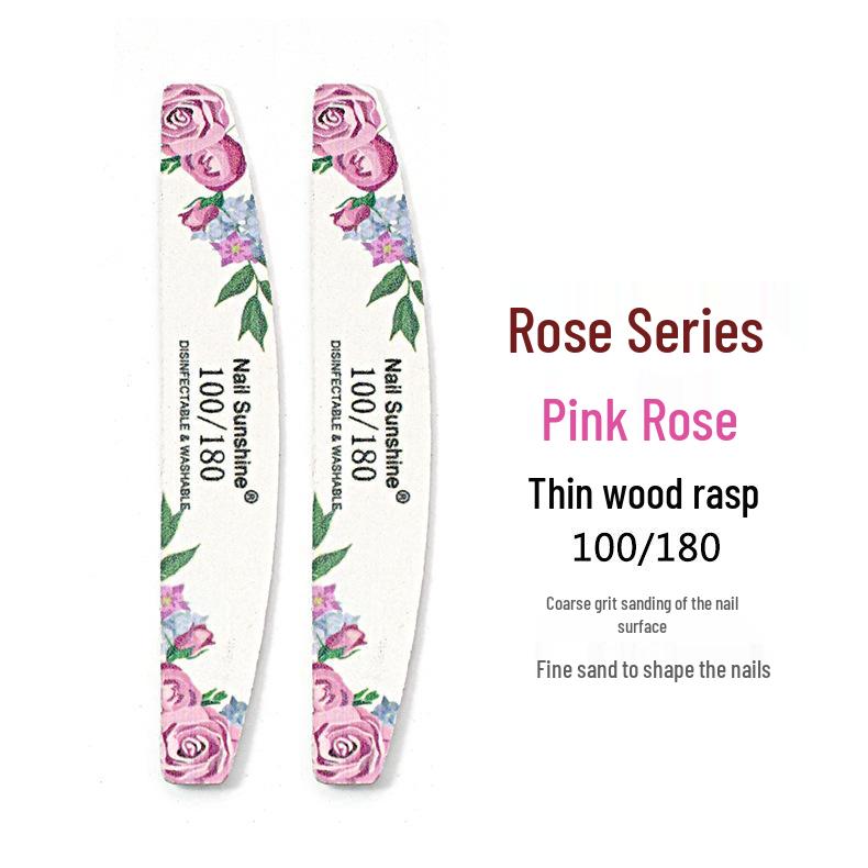 

Двусторонняя палочка из розового дерева для придания формы и полировки ногтей