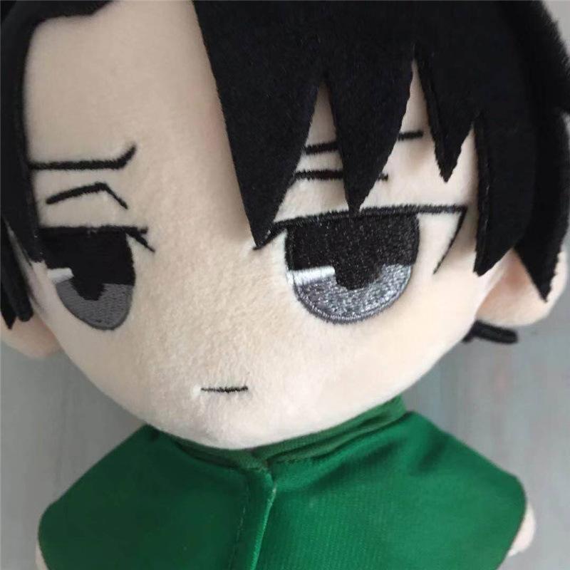 Attack On Titan Levi Ackerman Plush Doll Toy Eren Mikasa Ackerman Cute Soft Stuffed Pillow Birthday Gift 20cm