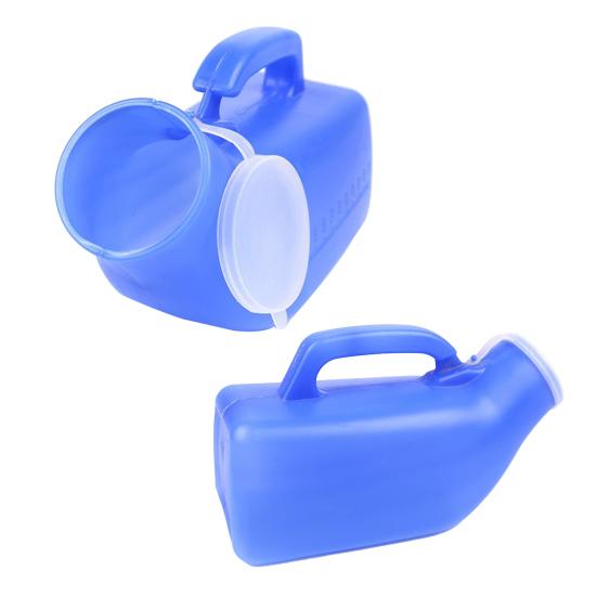 1200 ML Male Urinal with Cap Reusable Plastic Urinal Pot Men Urinal Accessories