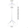 Clothes Hanger for Steamers, Portable, Foldable, -held Ironing Stand