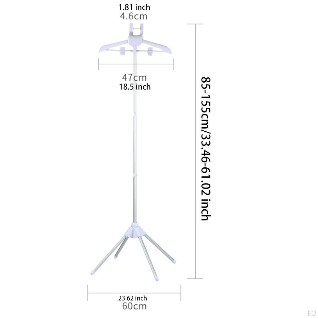 Clothes Hanger for Steamers, Portable, Foldable, -held Ironing Stand