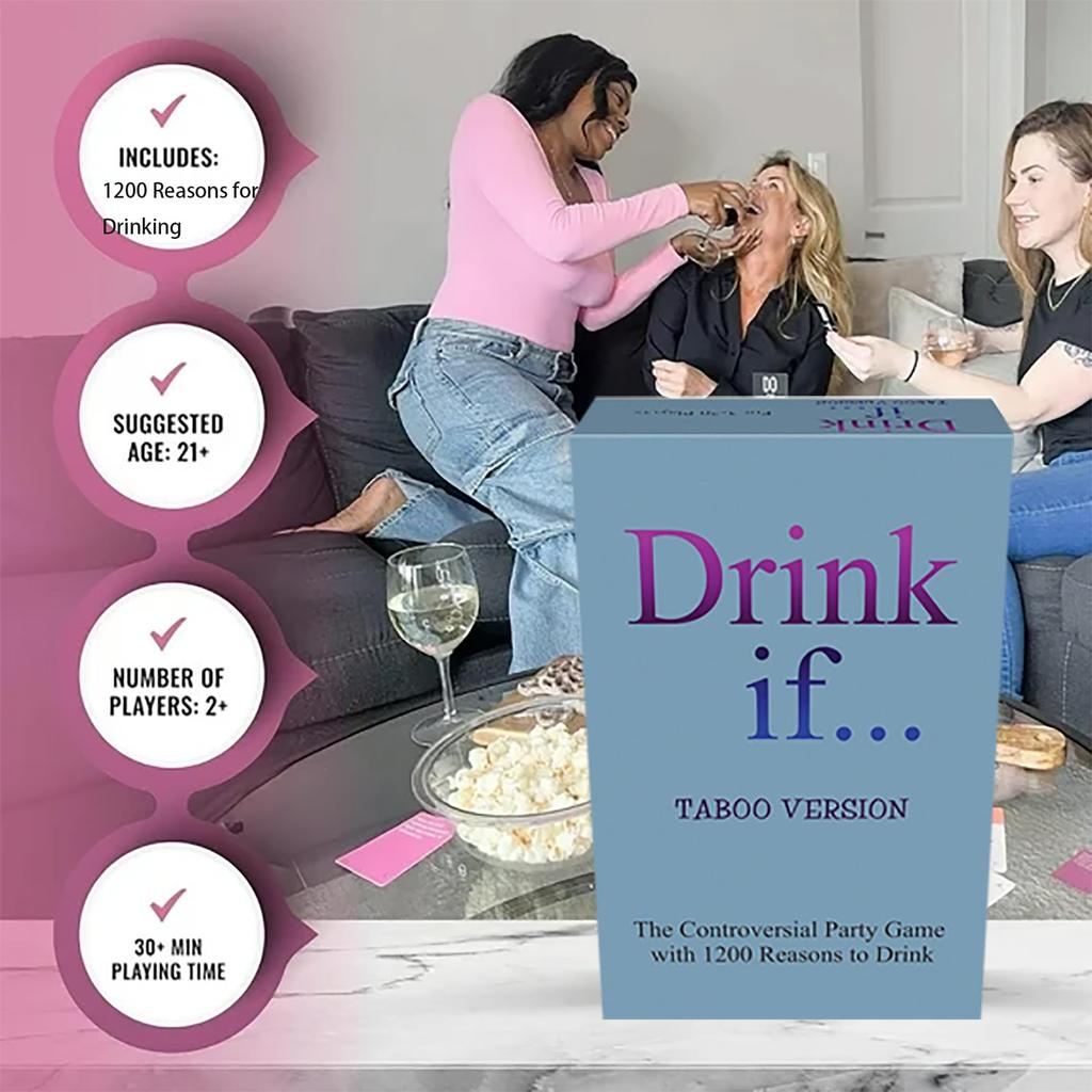 Games Drink  | Party Game | 1200 Reasons To Drink | Drinking Game | 2+ Players