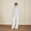 Waiwaiaiem Yy_Contrast Striped Long-Sleeved Top