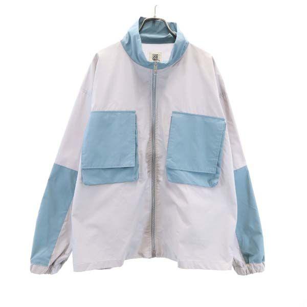 unused VAST222 20ss made in Japan By color Blouson 2 Gray x blue Jacket Men's Used