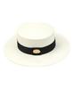Yunibeosyeolkemiseuteuli White Flat Long Panama Hat Gd Panama Hat