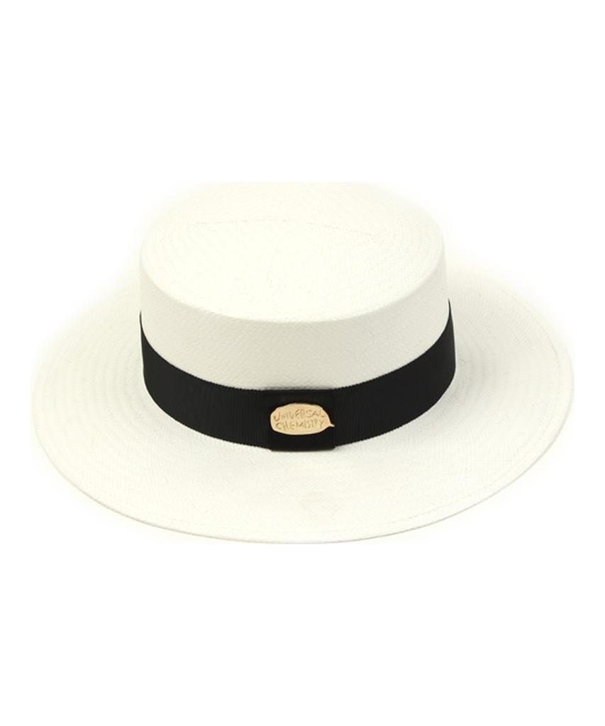 Yunibeosyeolkemiseuteuli White Flat Long Panama Hat Gd Panama Hat