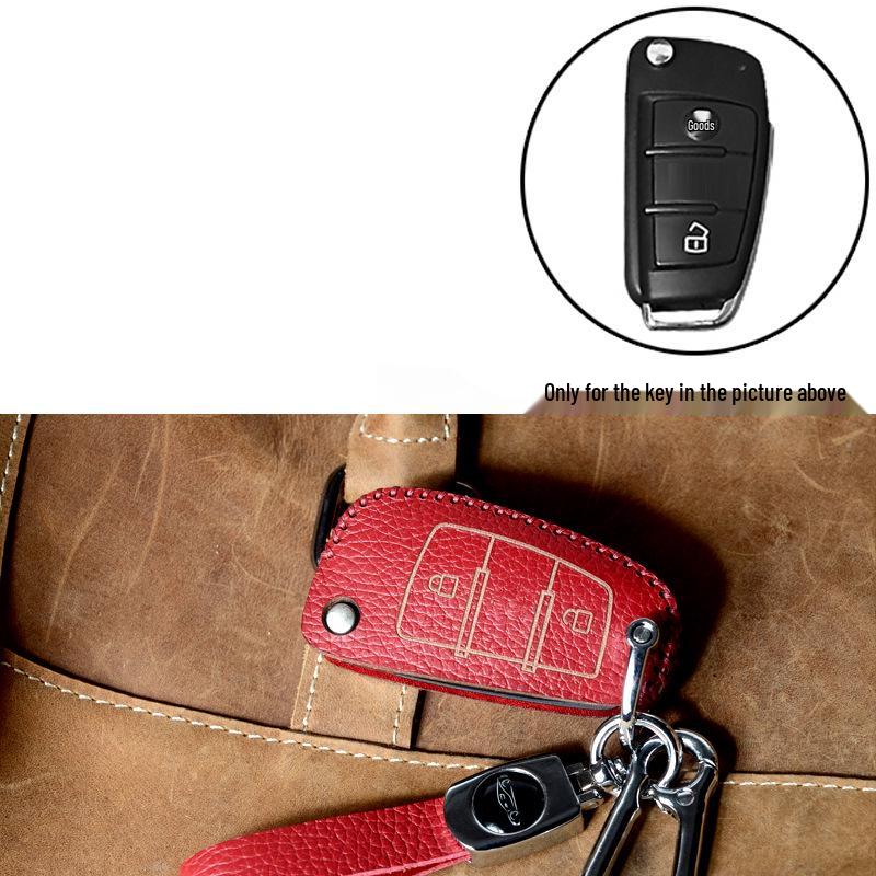 Chery Key Cover for Tiggo 5/8/3, Arrizo 5PLUS, Arrizo GX, and Tiger X7 - Cowhide Buckle for Women