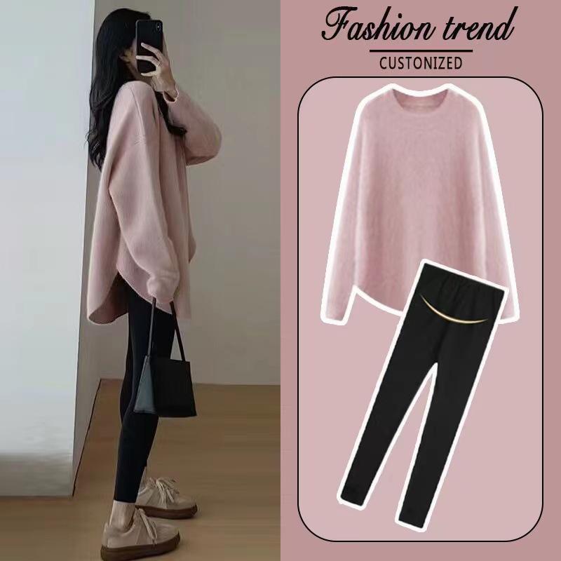 

Мода для беременных осень 2024: Вязаные свитера маленького размера для зимы M