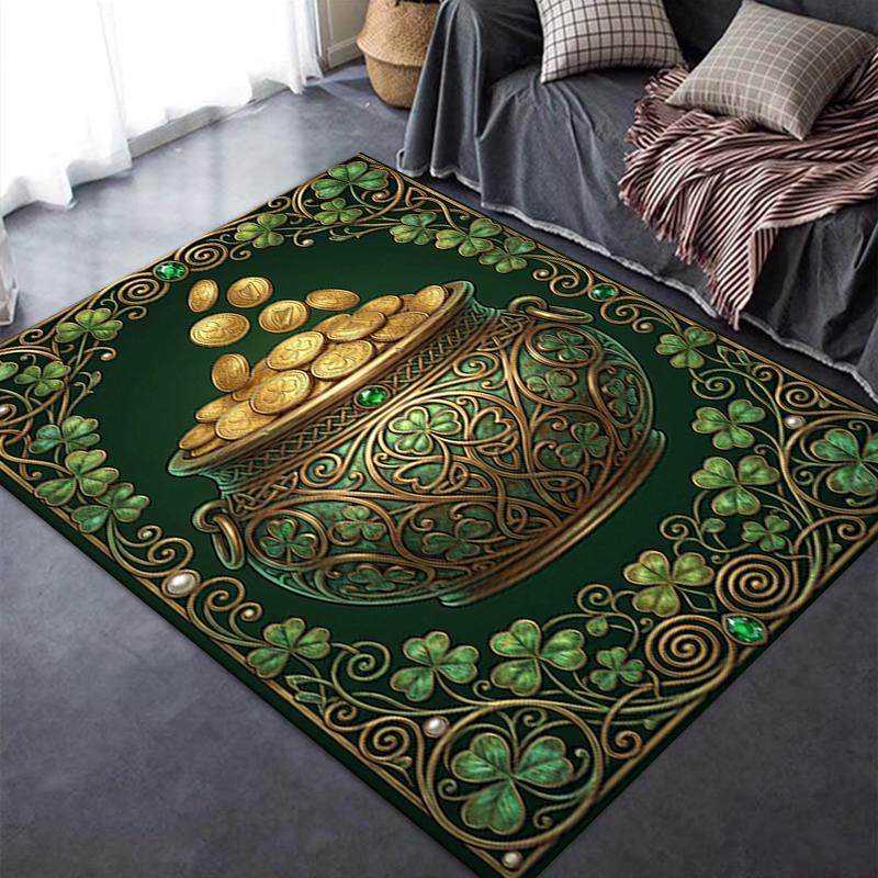 2025 New Coins&Rainbows Carpet Rug for Living Room Bedroom Home Sofa Decoration,Kids play Non-slip Floor Mat115