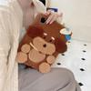 Cute Plush Teddy Dog Case for iPad A16 2025 11/12th A19 2026 Mini 6 7 8.3in iPad 7 8 9 10th 10.2in 10th 10.9in 10.5 Pro 11 Air 11 12.9 13 Tablet Case