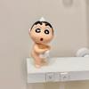 Crayon Shin-chan Shower Express Figurine: Creative Resin Bathroom and Entrance Decoration
