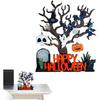 Halloween Decorations Evil Tree Pumpkin Tabletop Holiday Village For Parties And Events Home ( 25X28cm)