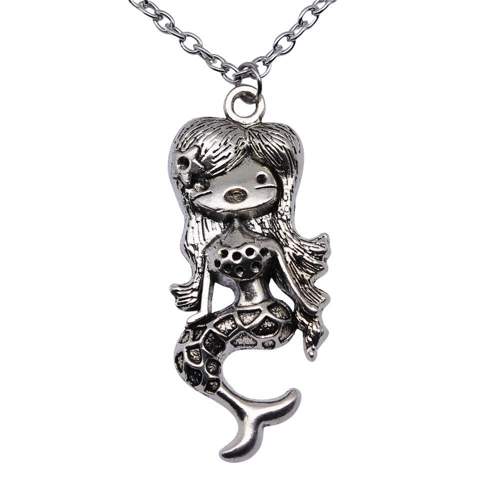 Sea Turtle Pendant Necklace Ocean Beach Nautical Theme Jewelry 45cm or 70cm long chain