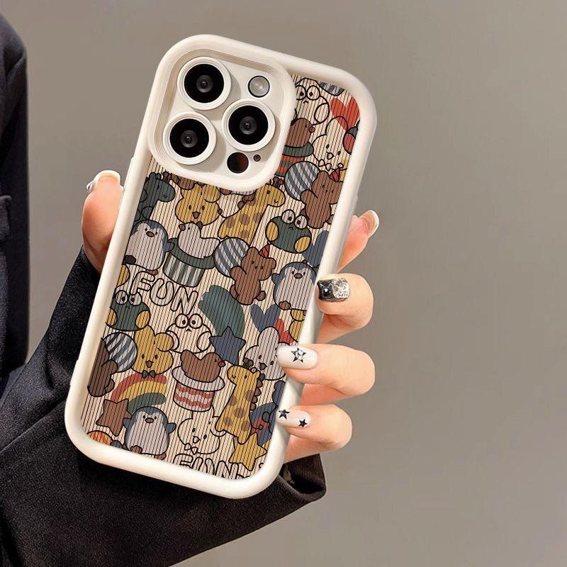 Retro small animals for iPhone17PorMax mobile phone case 14 Apple 13 matte 12/15 high value