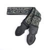 Adjustable Guitar Strap Embroidered Print Ethnic Style Guitar Strap For Folk Electric Guitar Bass Ukulele Guitar Accessories