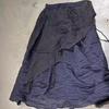 Johnature Women Vintage Patchwork Color Skirts Elastic Waist Summer High Quality Casual Soft Women A-Line Skirts