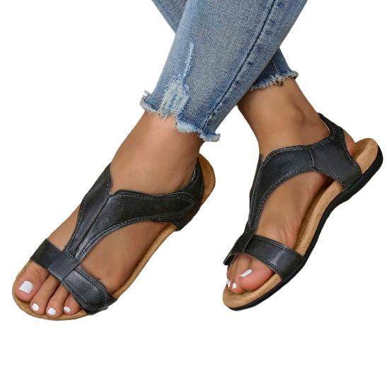 Women's Orthopaedic Beach Sandals Wide Feet Barefoot Summer Shoes Breathable Slingback Open Toe Sandals for Vacation Daily Outings