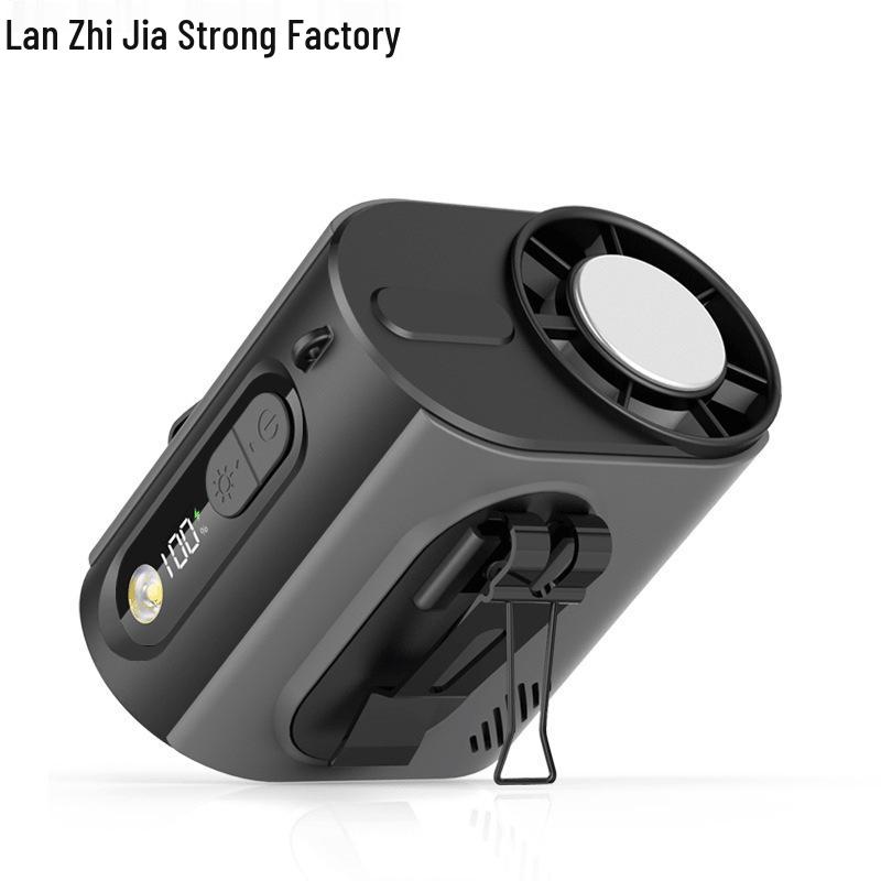 2026 Portable LED Clip-On Waist Fan: Long Battery Life & Large Size for Outdoor Use