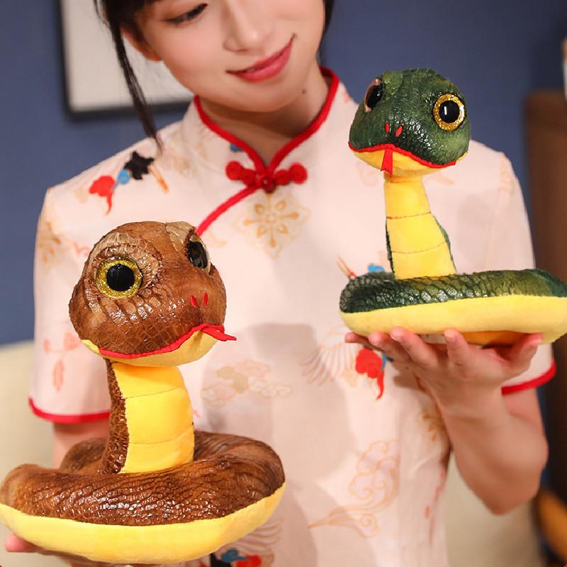 Adorable Plush Snake Toy Cuddly Stuffed Animal Doll For Kids Perfect Gift Idea