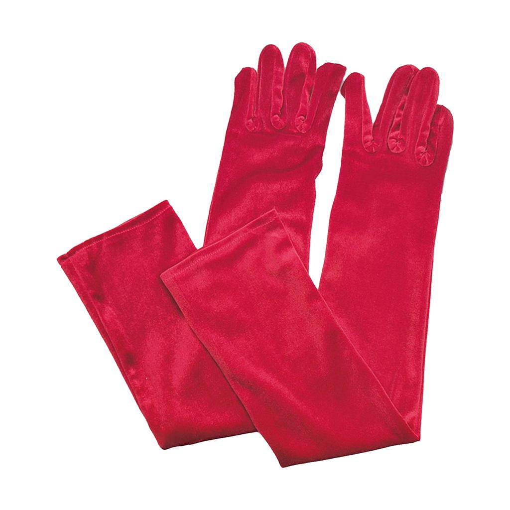 Wedding Gloves Proms Gloves Pleuche Long Gloves for Opera Women Lady Theme Proms Costume Accessories