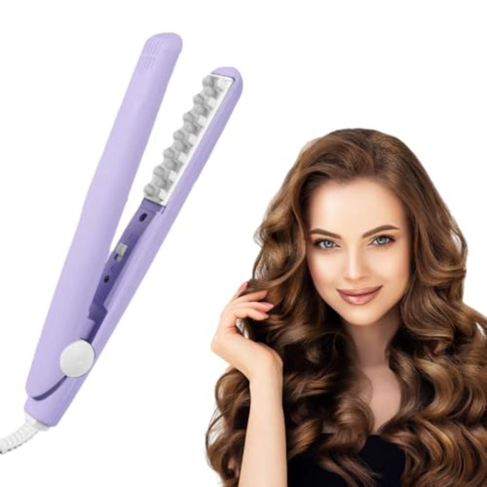 2 in 1 Wave Hair Curling Iron Root Lifter Travel Curling Wand  Short and All Hair Types