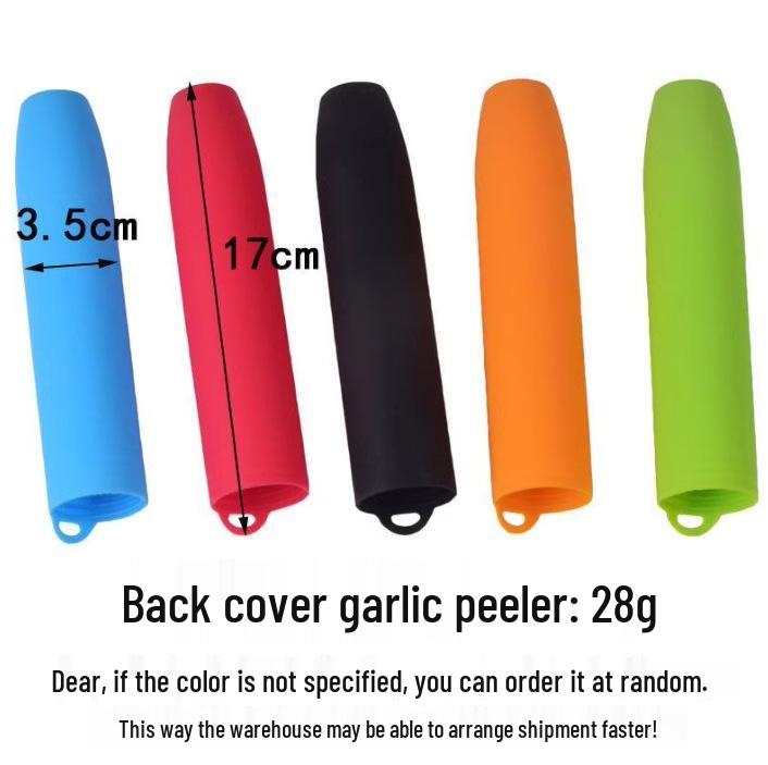 

Автоматическая силиконовая чеснокочистка - Бытовой кухонный гаджет для легкого удаления шелухи с зубчиков 2 colors random with hook