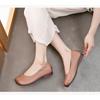 Single Shoes Female Spring Fall  Simple Wind Commuter Flat Bottom Square Head Shallow Mouth Casual Lazy Shoes  Foot Stirrups