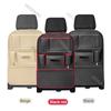 1/2PC Car Seat Backrest Multifunctional Storage Box PU Leather Car Storage for Travel Storage and Organization with 6 Pockets