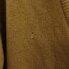 CHEMISE LACOSTE Wool Wappen Long Sleeve Knit Cardigan 2 Brown Men's Used