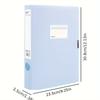 4pcs of Office Meeting File Boxes in A4 Size, Morandi Style, for Organizing Accounting Vouchers And Personnel Records