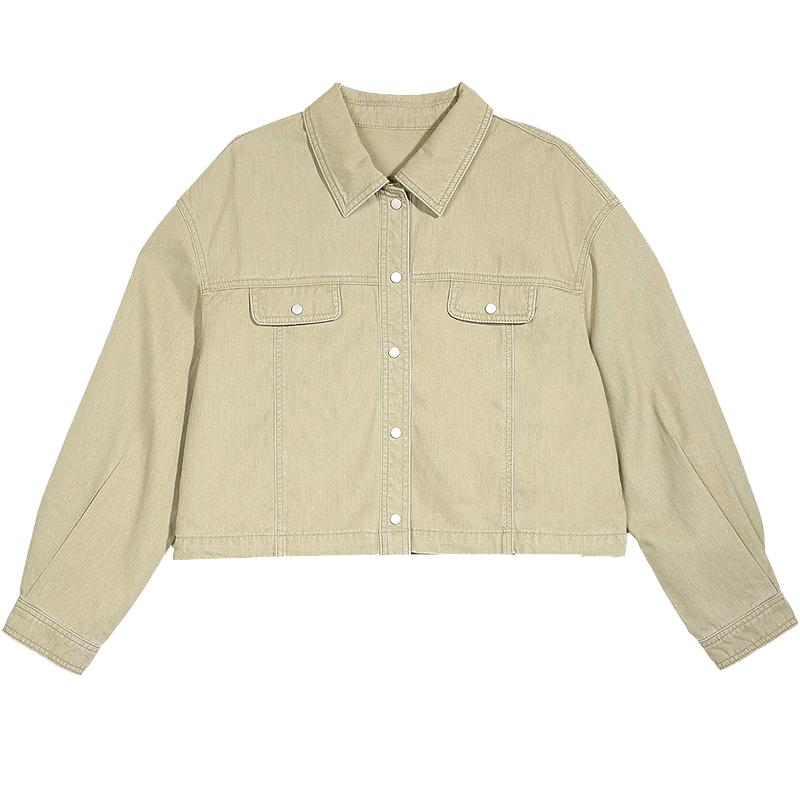 

Betu Women s Fashion Pure Cotton Denim Jacket S