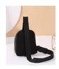 2026 Women's Textured PU Chest Bag: Fashion Diamond Lattice with Wide Shoulder Strap for Casual Wear