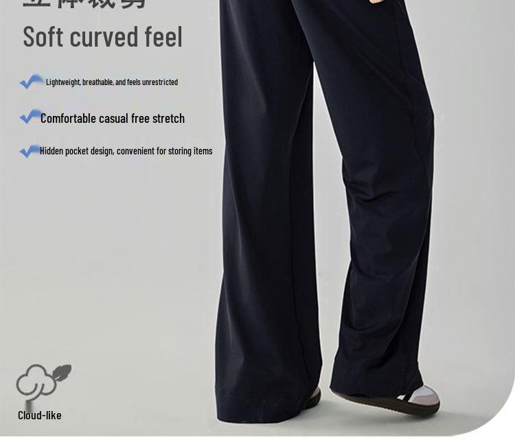 Women's High Waist Quick Dry Loose Fit Yoga & Running Pants