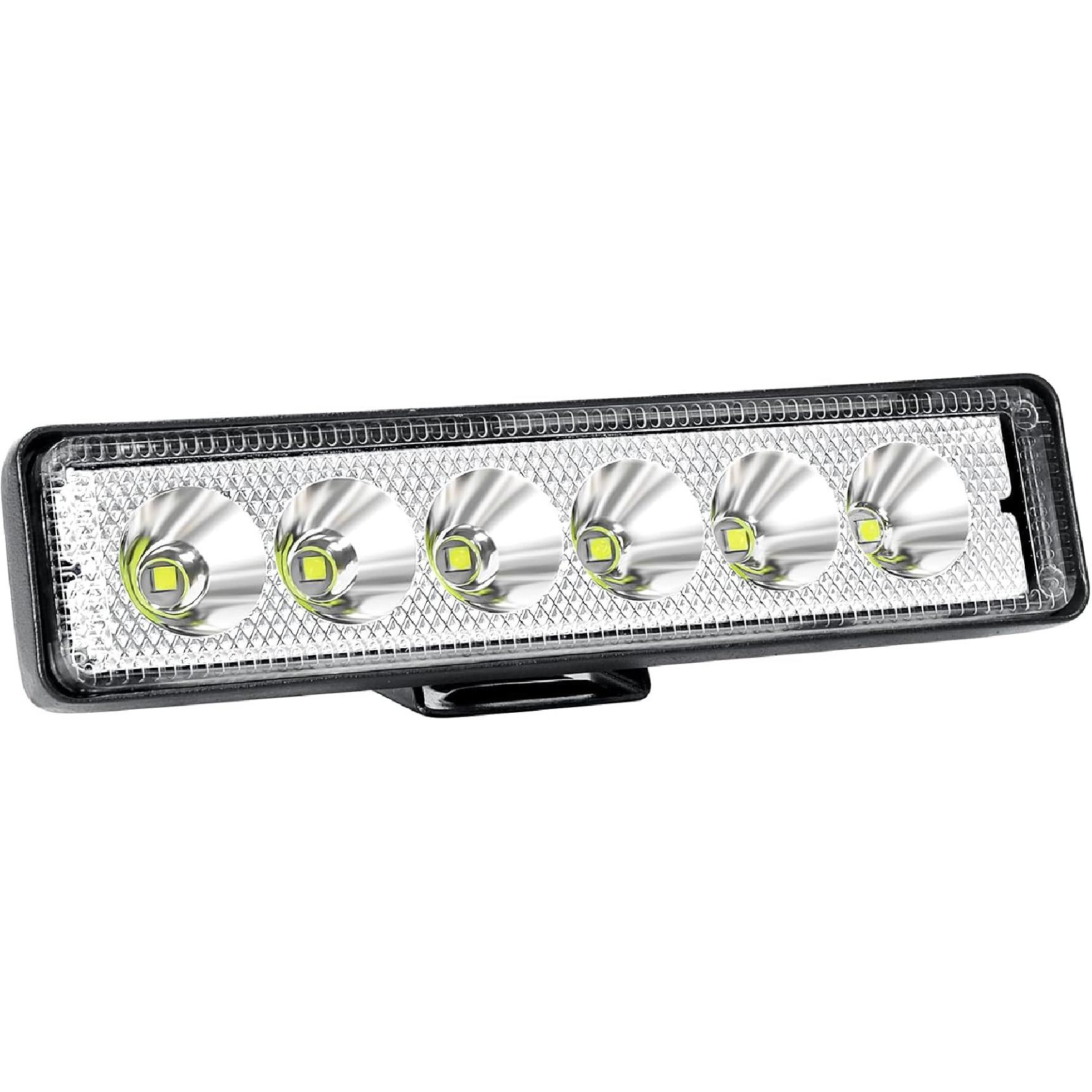 

Willpower 2pcs 18W 6 Inch LED Work Light Spot Beam Single Row LED Light Bar 12V 24V Super Slim Offroad Driving Lights Fog Lamps for Truck Tractor 1PC - 6 - 18W - Spot