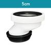 2/5/10cm Offset Toilet WC Misaligned Pan Connector Shifter Bowl Smooth Soil Pipe PVC Straight Eccentric Drain Nozzle Replacement