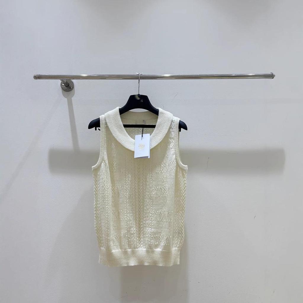 Versatile Solid Color Women's Knitted Sleeveless Tank Top - Summer Edition