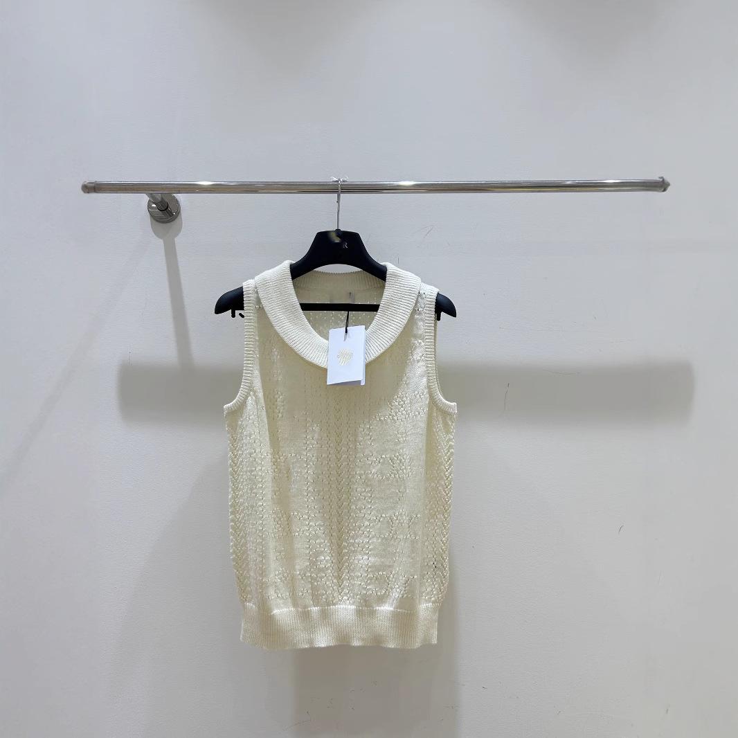 

Versatile Solid Color Women s Knitted Sleeveless Tank Top - Summer Edition Medium