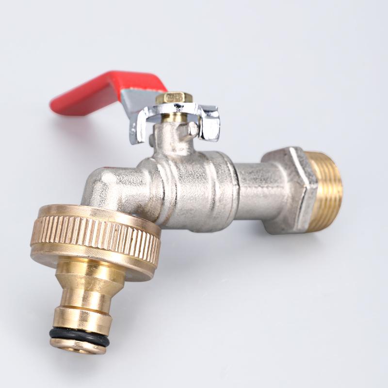 Universal Brass Tap Connector 1/2" 3/4" Quick Adapter Joints Garden Hose Car Washing Watering Spray Nozzle
