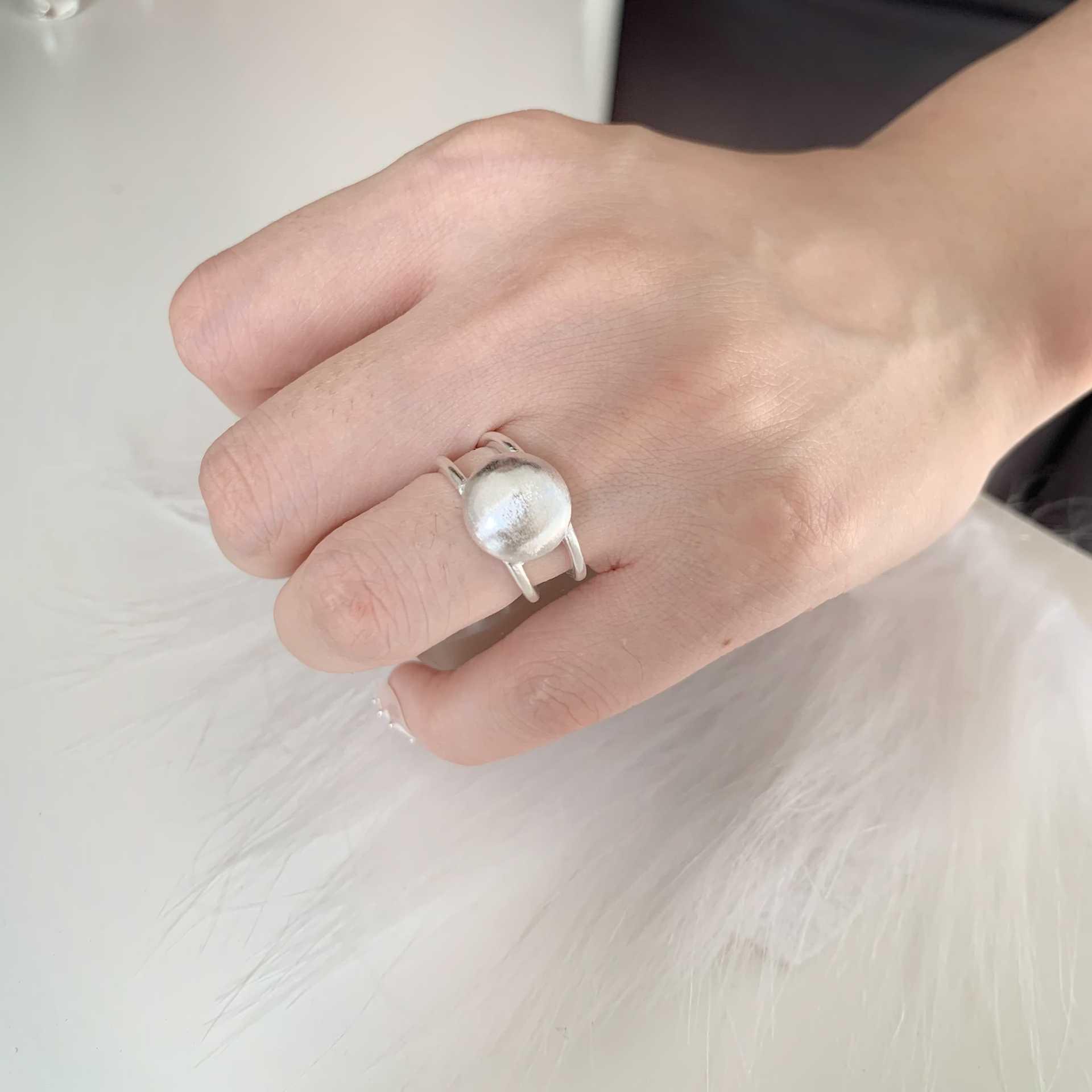 Exquisite Personalized Women s Stackable Hip-Hop Open Finger Ring - Trendy and Versatile Index Ring Adjustable open ring