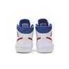 Womens Air Jordan 1 Mid 'USA' (women's sizes) White / University Red / Game Royal Vintage Basketball Shoes BQ6472 164